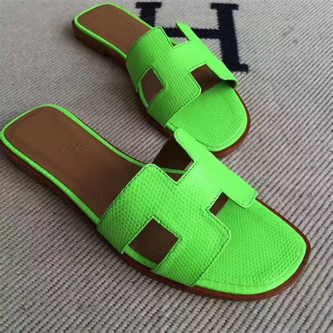 lizard sandals hermes